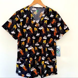 GT performance black cloud nine cats rainbow scrub